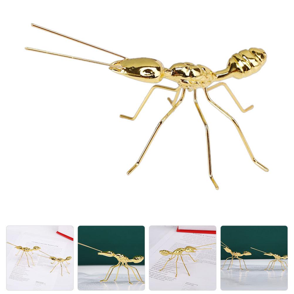 Little Ant Ornaments Book Shelf Decor Table Home Figurines Models Desktop Decoration Decorate