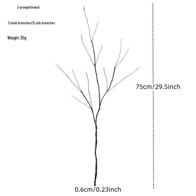 Artificial Decorative Branches for Landscaping and Faux Floor Arrangements