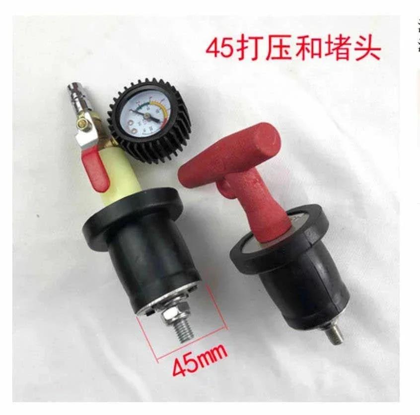 2pcs/Set Leak Test of Pressure Tube With Rubber Expansion Plug of Automobile Radiator Squeeze Squeeze Leak Detection Tool