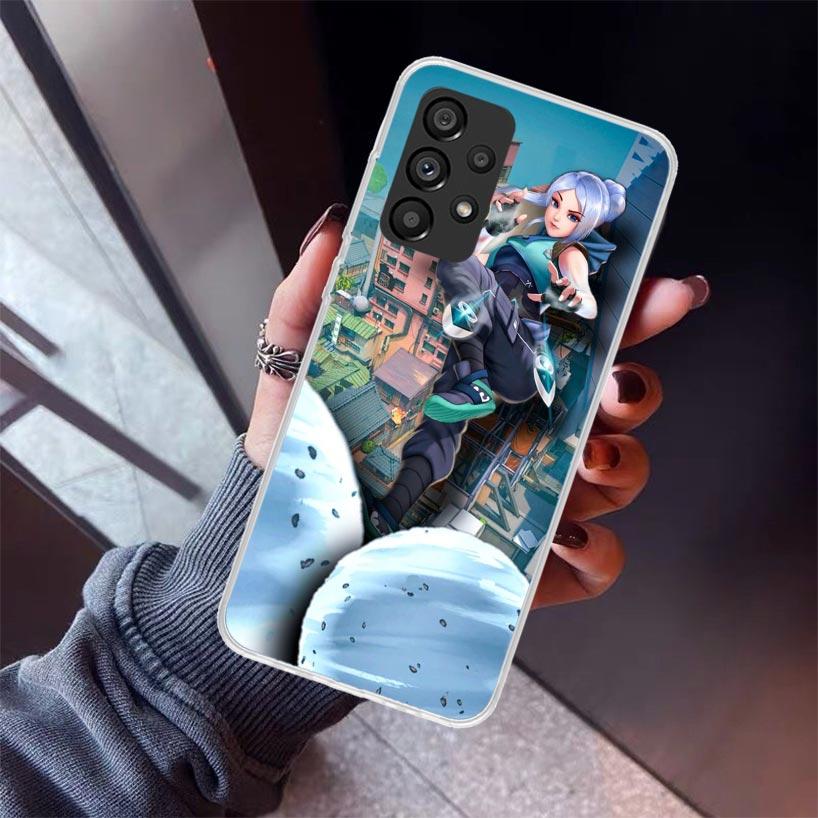 Valorant Jett Phone Case For Samsung Galaxy A17 A57 A37 A16 A26 A36 A56 A15 A25 A35 A55 A14 A13 A54 A53 A34 A24 A33 A23 Galaxy A