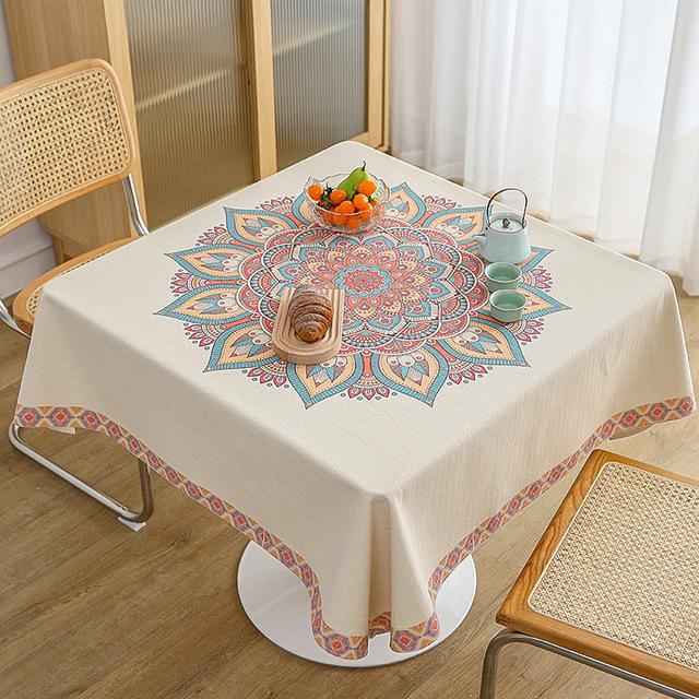 Boho Ethnic Style Tablecloths Home Square Decorative Tablecloths Rectangular Dining Room Party Wedding Decorations Manteles