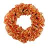 Fabric Decorative Wreath for Home Window Table Decoration Autumn Leaf Pattern Artificial Garland for Seasonal Interior Design