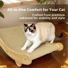 Cat Scratcher Bed Multipurpose Furniture Protector for Indoor Cats Wear Resistant