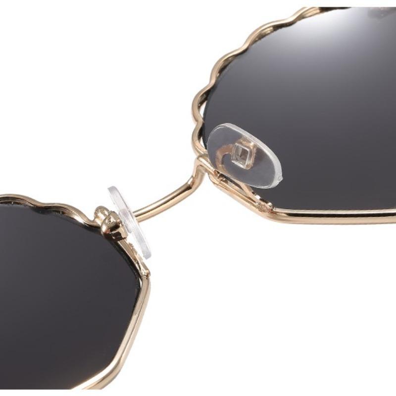 Bowknot Metal Frame Sun Glasses for Boys Girls Polygon Trend Children's Sun Glasses Trendy Fashion Sunglasses UV400 Eyewear