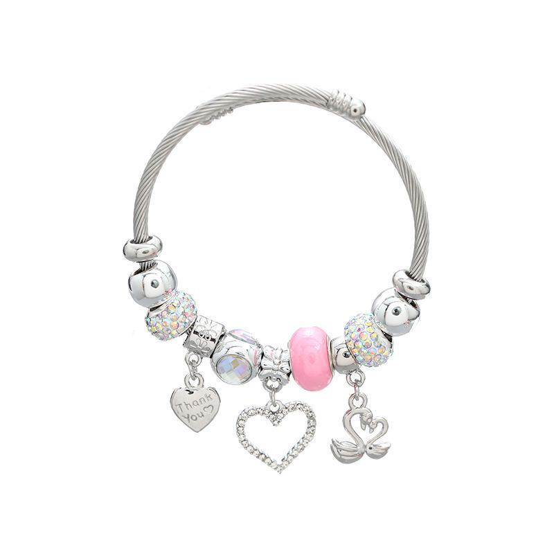 2023 European & American Panjia-Style Love Bracelets for Women - Perfect Couple Holiday Gifts