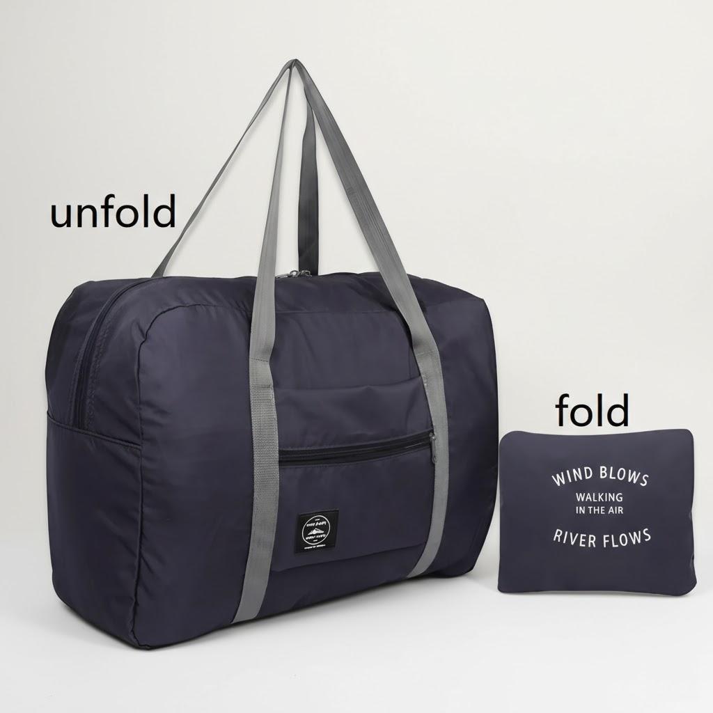 

Oversized Travel Duffel Bag for Men Women Waterproof Weekend Overnight Carry On Luggage Sports Gym Bag темно-синий