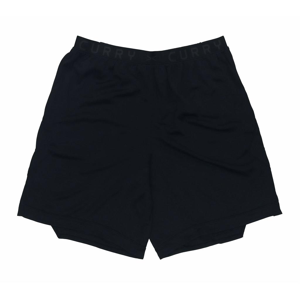 Under Armour Letter Print Elastic Waist Sports Casual Shorts Men Shorts Black 1370226-001