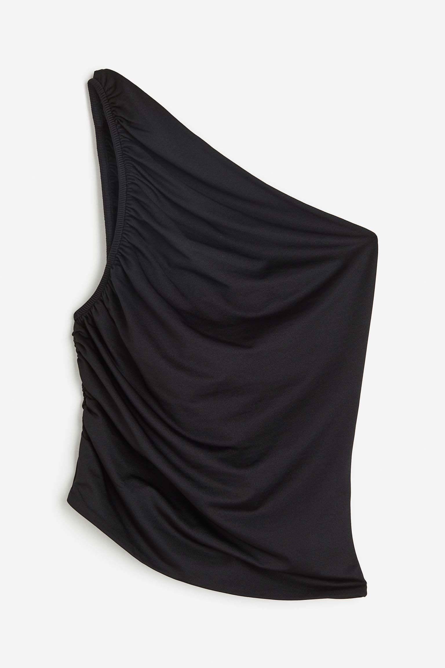 

Draped one-shoulder top