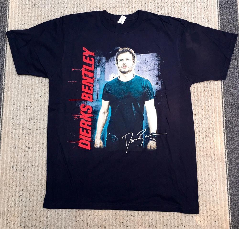 Dierks Bentley Signed Country Music T Shirt Black All Size KK267 Unisex T-Shirt XXXL