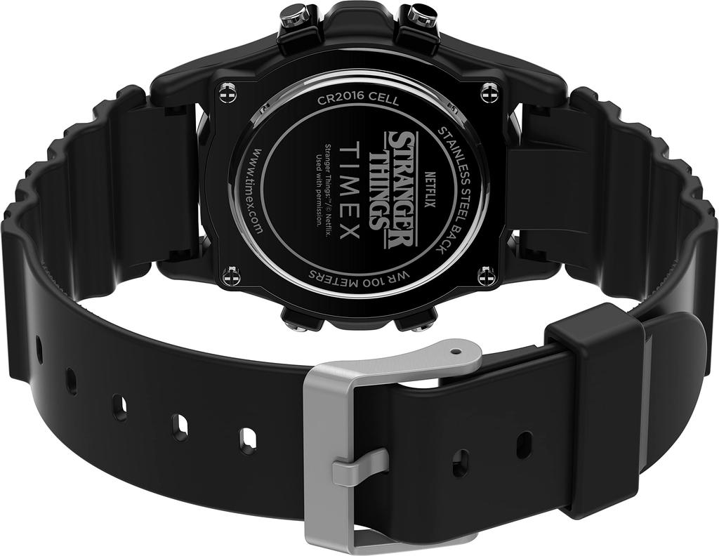 TIMEX TW2V51000 Unisex Watch, Netflix & Stranger Things Collaboration Model, Quartz Movement with Indiglo® Night Light [Parallel Import]