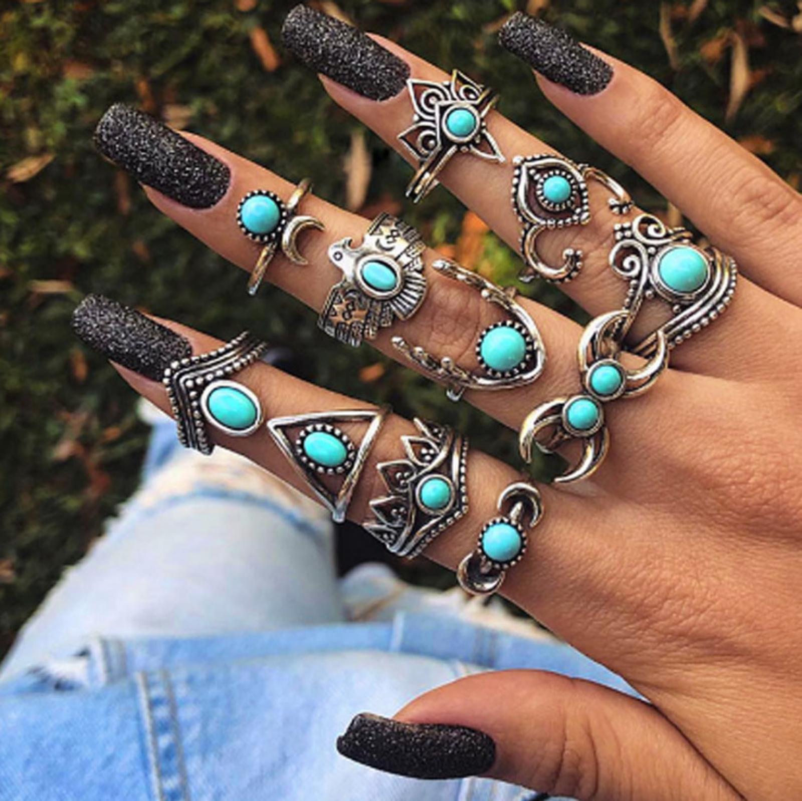 

Уникальное модное кольцо для указательного пальца: дизайн One Size красный