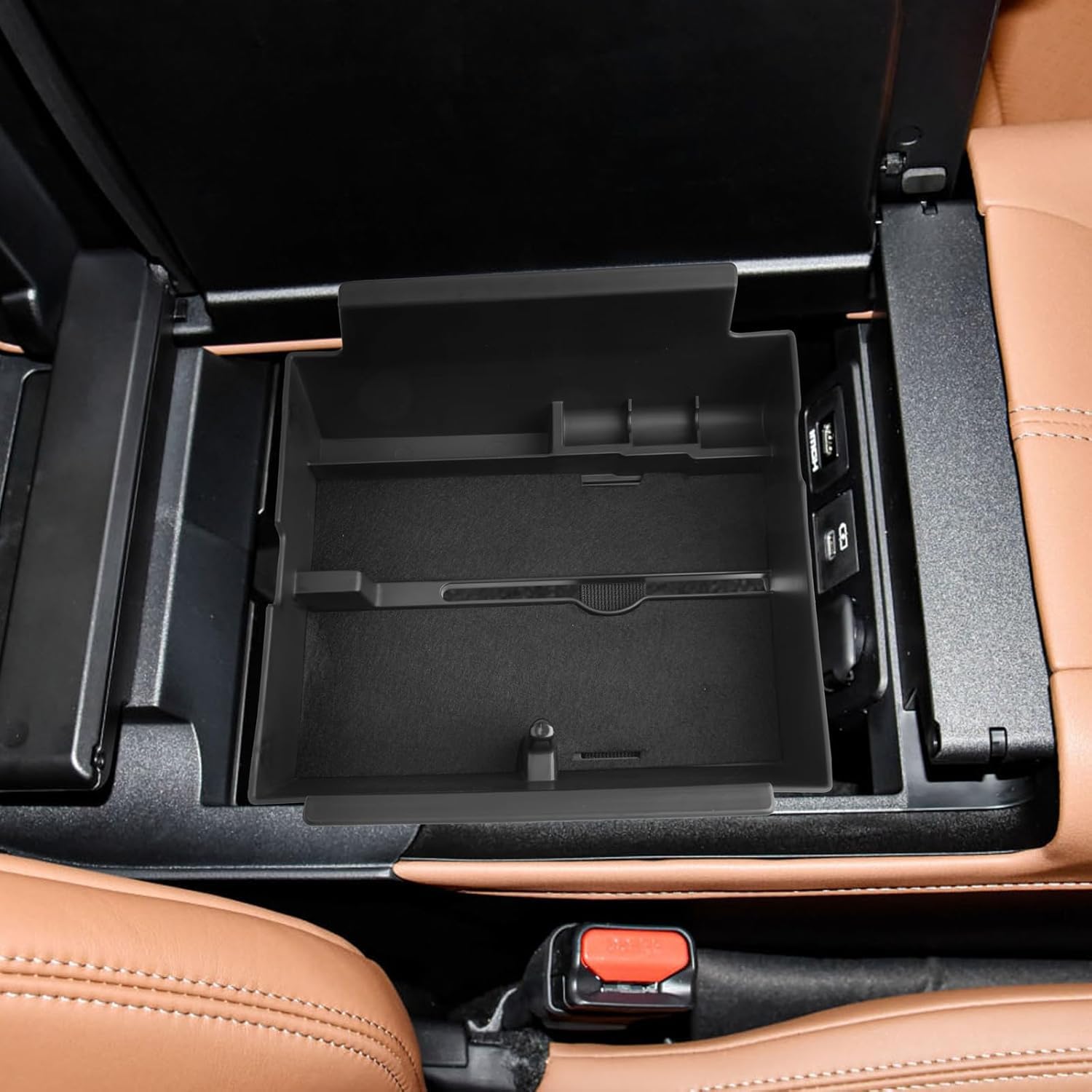 

SHAOHAO Новый Toyota Alphard 40-й серии Консольный бокс для хранения в зазоре Vellfire 40-й серии Бокс центральной консоли Лоток центральной консоли Автомобильный бокс для хранения Alphard 40