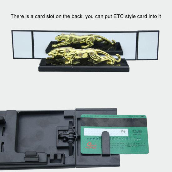 1Pc Trifold Blind Detachable ABS Spot Mirror Universal Glass for Vehicles Car