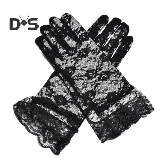 

1 шт./2 шт., женские шляпы-волшебники, перчатки, вышивка, цветок, искусственные перья, кружевная заколка для волос, головной убор, прозрачные свадебные перчатки, комплект C