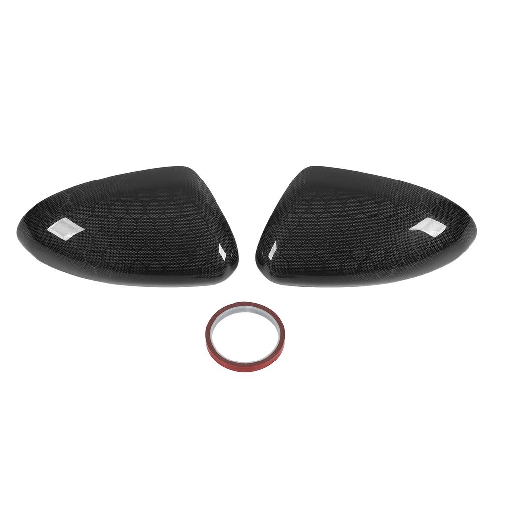 2PCS Side Rearview Mirror Cover Left Right Dry Carbon Fiber Stylish Door Mirror Cap Replacement for GR86 2022 Onward