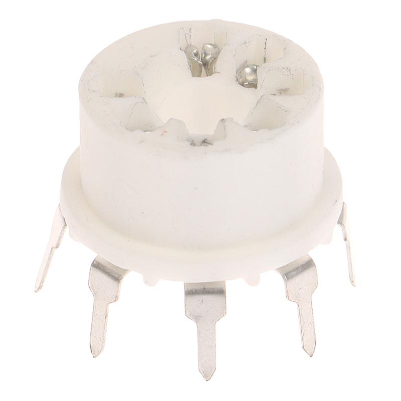 1Pcs 6Aq5 Eaa91 6J1 6J2 6X4 6Z4 Tube Socket Gold-Plated Socket For 7Pin B7G Vaccum Tube Amplifier Audio Diy