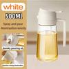 2 in1 Spray Oil Sprayer Kitchen Oil Spray Bottle Plastic 500ML Oil Dispenser Spray Container Cooking Camping Kitchen Seasoning