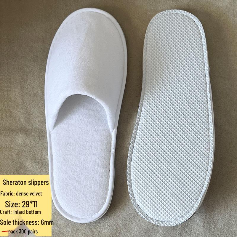 Thickened Non-Slip Disposable Slippers for Hotels and B&Bs