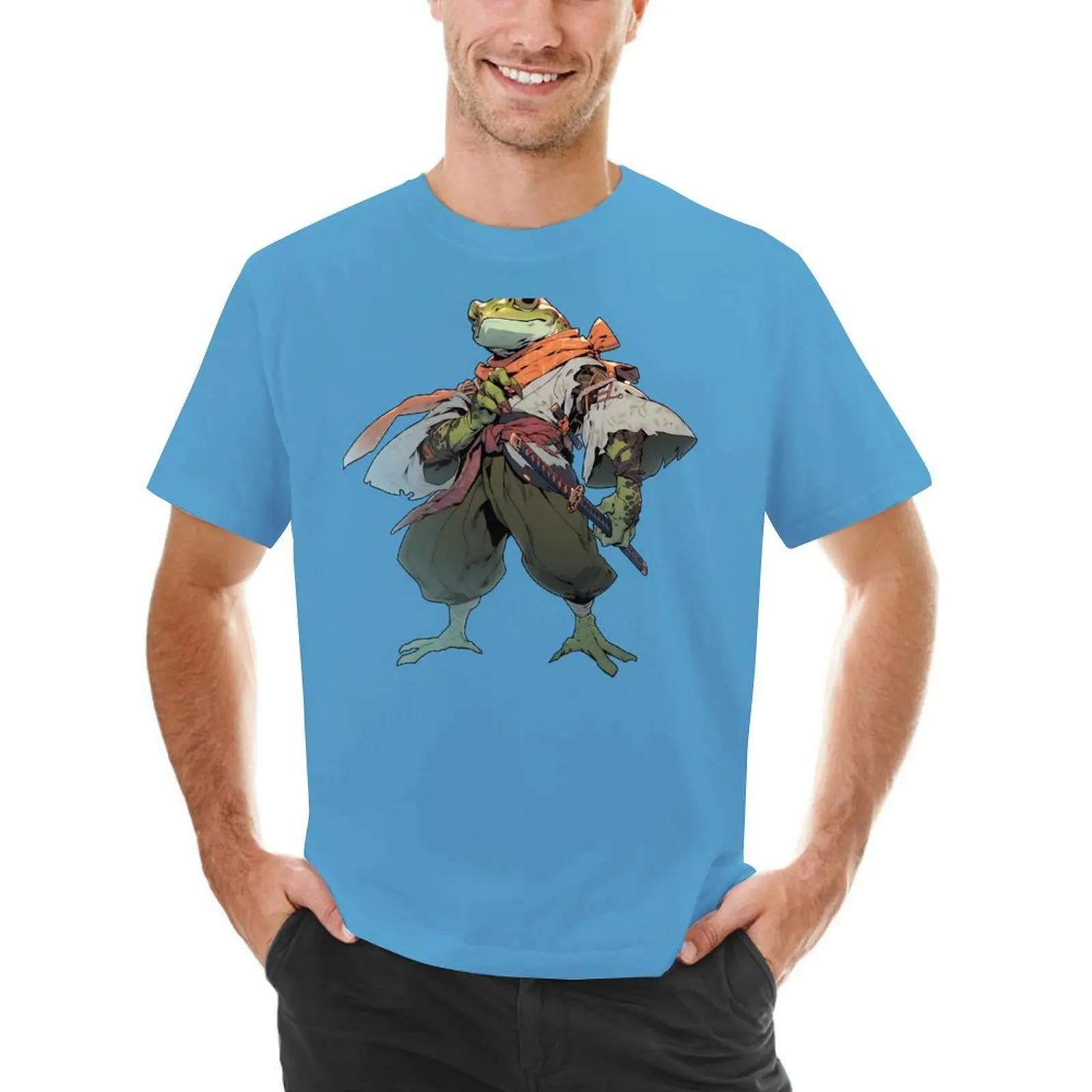 

Ninja Frog TShirt boys whites Short sleeve tee aesthetic clothes mens champion t shirts 2025 new model S