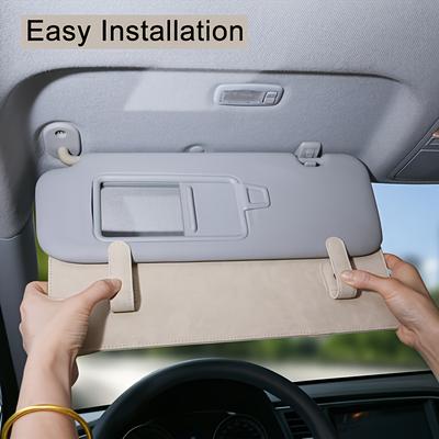 Universal Car Sun Visor Extension,Foldable Windshield Sun Shade,Sun Visor Storage Accessories,Fashion Glasses Storage Accessorie