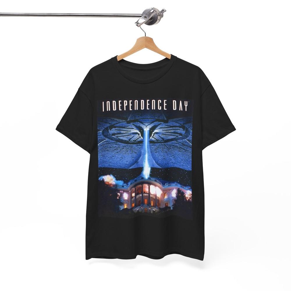 Independence Day T shirt Retro Movie Poster Aliens Will Smith 90s Unisex Unisex T-Shirt XXXXL
