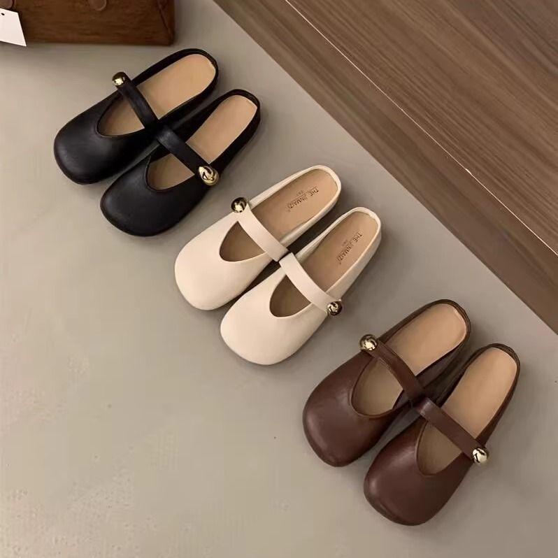 Soft Bottom Bag Head Slippers Women's Outer Wear 2025 Summer New Lazy Word with Inner Height Increase Half Slippers Soft Cute Round Head