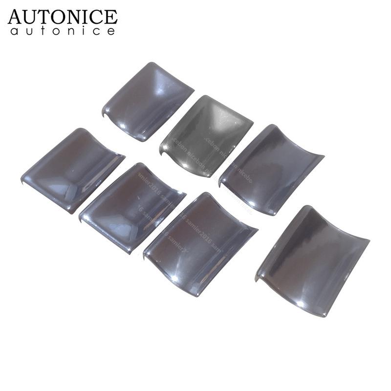 7pcs Window Lift Button Sequ Trim Fit for Toyota Fortuner Hilux Prius Alphard Vellfire 2016 2017 2018