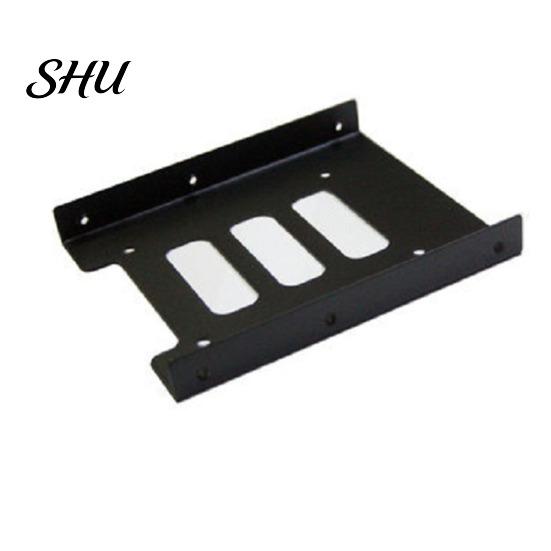 Metal 2.5 inch to 3.5 Hard Drive Bracket SSD Solid State Disk Caddy Tray