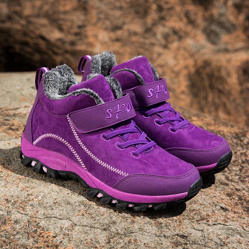 Pánské Dámské Vycházkové Sportovní Boty Venkovní Teplé Měkká Podrážka Jednoduchý Styl Ležérní Tréninkové Boty Šněrovací Tenisky