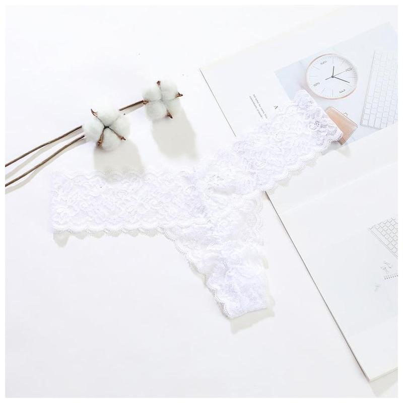 Lace Thong Women Lace Low Waist Panties Sexy Transparent Underwear Ladies Briefs Lingere Panty Underware Womens Lingerie