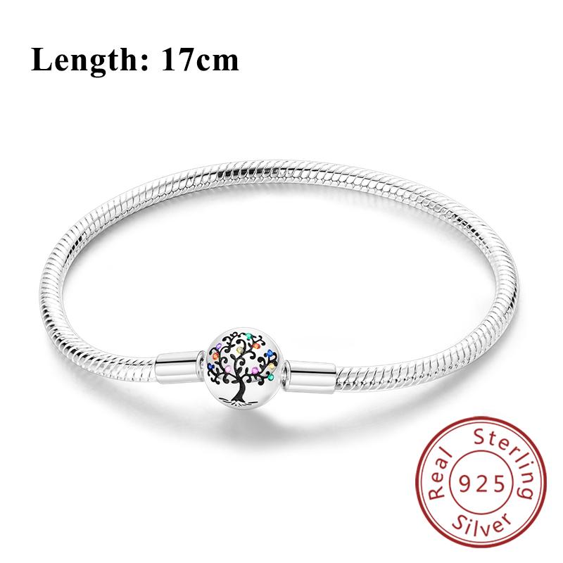 Bracelet Original Copper Charms Bracelet 17-20Cm Heart Bracelet For Women Bracelet Charms Birthday Jewelry Gifts
