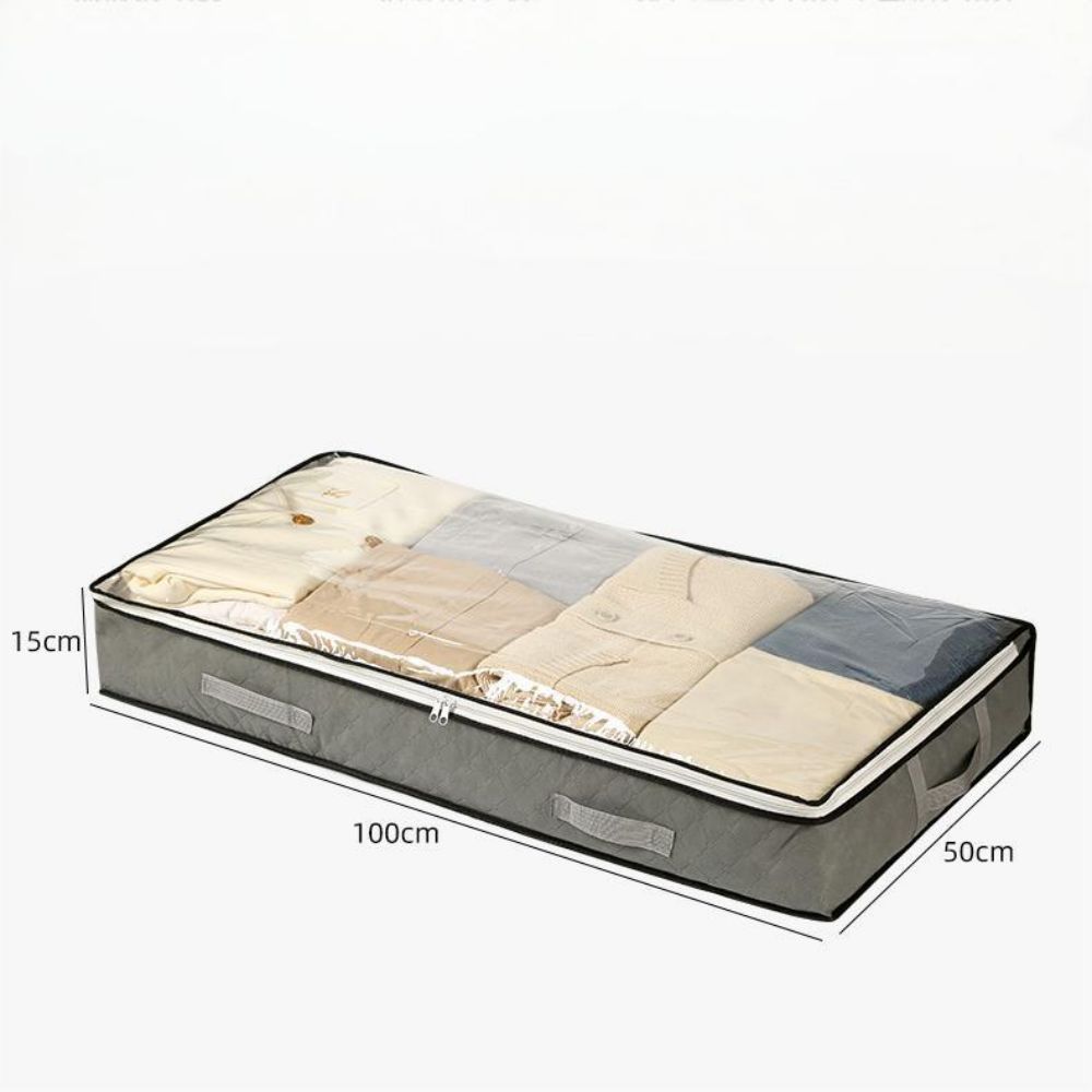Bed Bottom Storage Bag Large Capacity Foldable Transparent Closet Quilt Packing Bag Organizers for Room Clothes Organizer