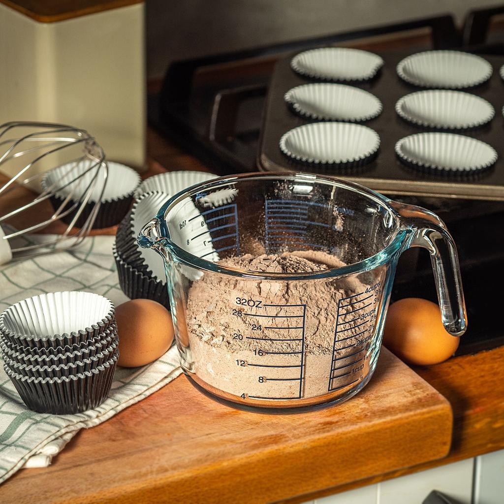 KADAX Kitchen Measuring Cup Pitcher Mug With Measuring Scale Container Glass