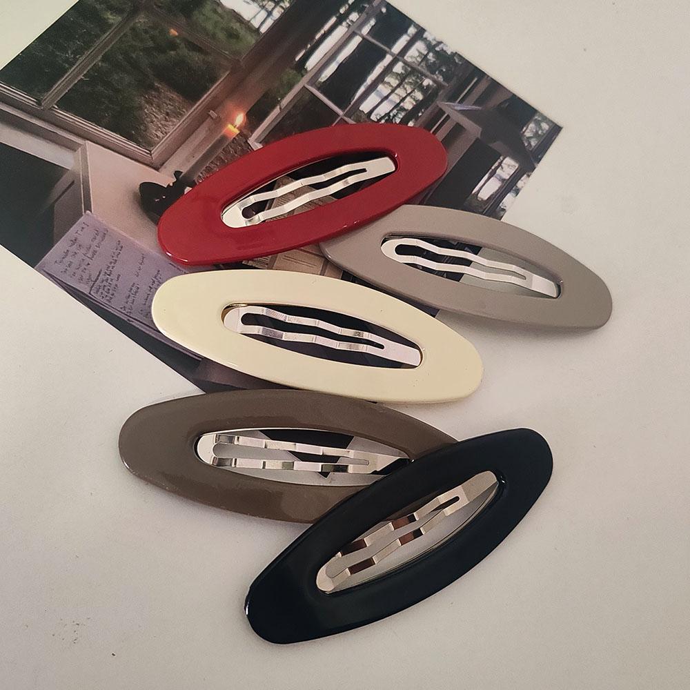 3pc European and American Solid BB Hairpin Hair Side Clips Simple Easy Matching Korean Hair Accessories Headwear for Girls Women