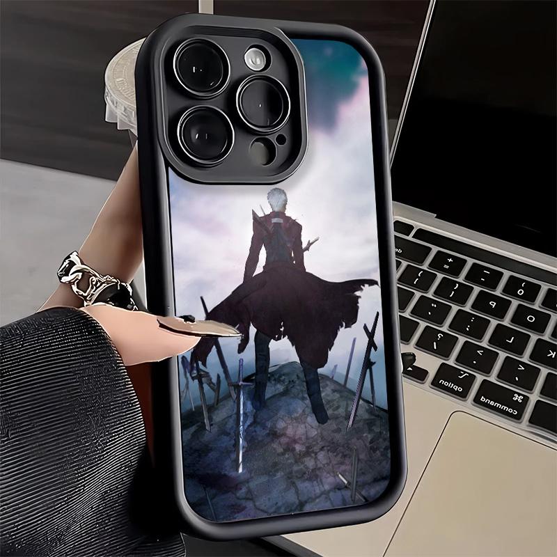 Phone Case for iPhone 17 Air 16E 15 16 Pro Max Fate Zero Stay Night Archer Cover 14 Plus 13 12 Mini Soft Shell Silicone Fundas
