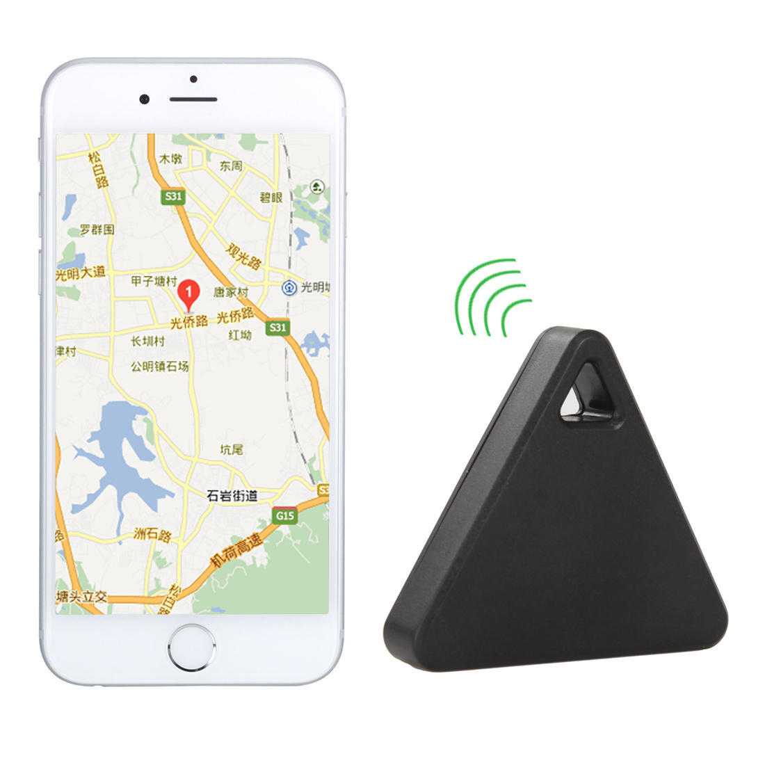 

Черный ABS умный беспроводной Bluetooth-трекер 4,0 GPS-локатор для автомобиля/сумки/собаки/домашних животных