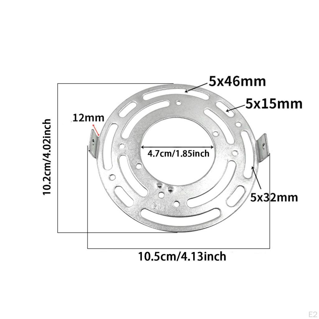 5 Count Light Fixture Support Bracket, Round Crossbar Plate for Pendant Lighting Near Ceiling