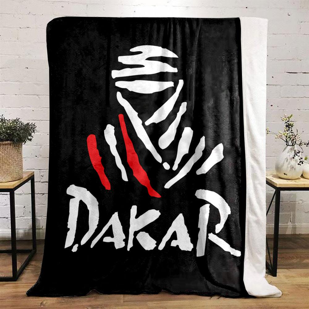 Rally Racer Dakar Blanket Bedroom Blanket for Livingroom Couch Lunch Break Soft Cozy Throw for Friend's Festival Gift