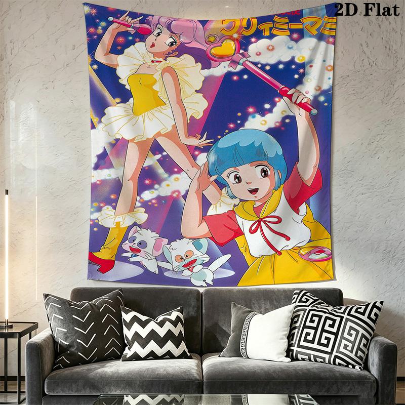 Magical Angel Creamy Mami Pattern Home Decor Tapestry, Wall Hanging, Decorative RV Wall Cloth.SGT0917470