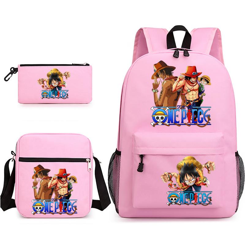 

2022 Independent Station Starry Sky 3-piece set ONE PIECE backpack shoulder bag pencil case School bag 3-piece set