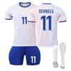 2425 Away Jerseys Conjunto de uniforme de equipe esportiva Conjunto de terno de treinamento de futebol