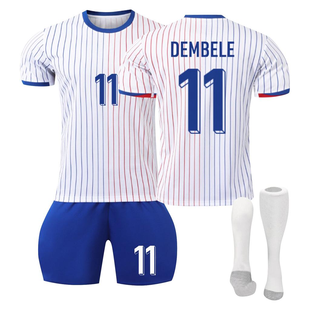 2425 Away Jerseys Conjunto de uniforme de equipe esportiva Conjunto de terno de treinamento de futebol