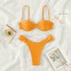Plus Size European & American Triangle Bikini - Sexy Two-Piece Swimsuit for Women