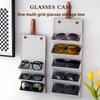 Portable Glasses Sunglasses Multi Grid Folding Travel Portable Storage Box