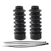 2PCS Motorcycle 39mm Fork Covers Front Rubber Gaiters Gators Shock Boots For Harley Davidson Sportster XL883 XL1200 FXD