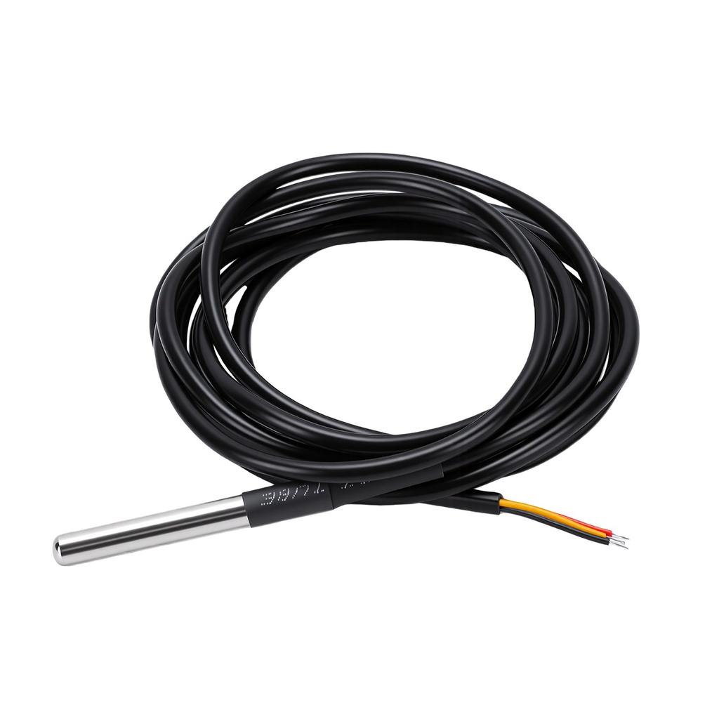 5PCS Digital Temperature Sensors Fit for RPI Water Proof Stainless Steel Temperature Probe 2M