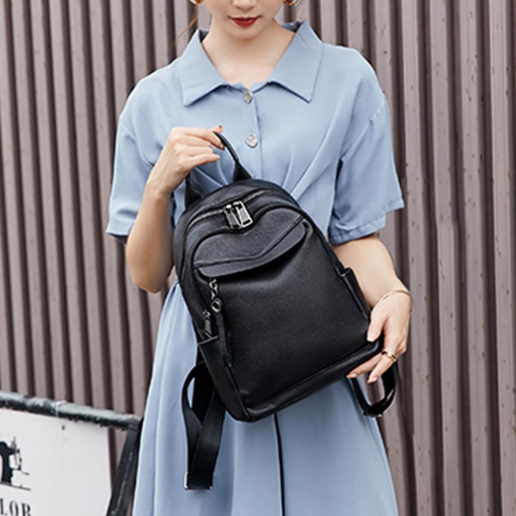 New Year's Backpack Trendy and Fashionable Women's Backpack Top Layer Cowhide Large Capacity Schoolbag for Women