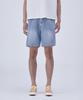 Peulojegteusseuli Wash Short Denim Pants [Medium Blue]_Sp2213