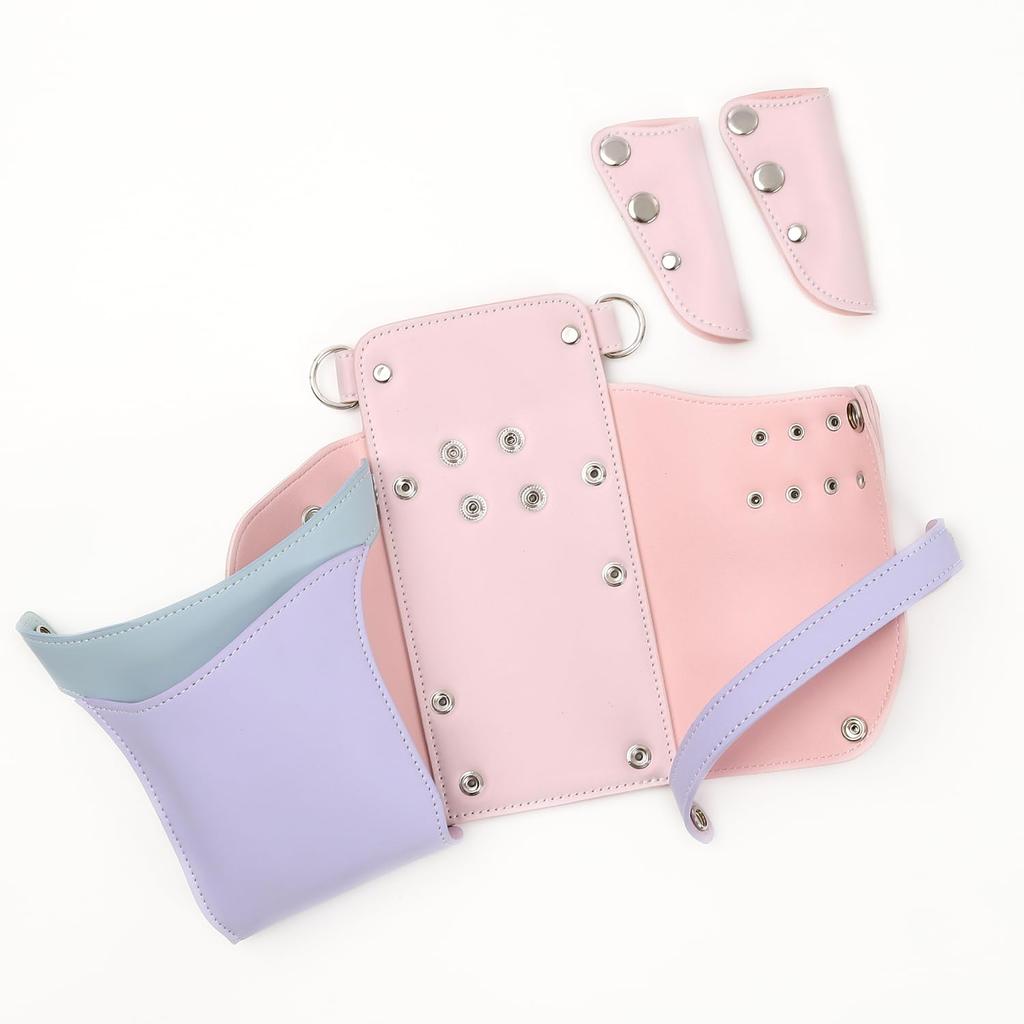 DEEDS a Japanese manufacturer of scissor specializes in Siena Pink holds Ideal for and Products, cases, No. 415, Mix, 4-6 scissors. hairdressers,