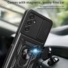 Slide Lens Camera Protect Shockproof Armor Phone Case For Samsung Galaxy A14 A24 A34 A54 5G 4G Cases Magnetic Ring Holder Cover